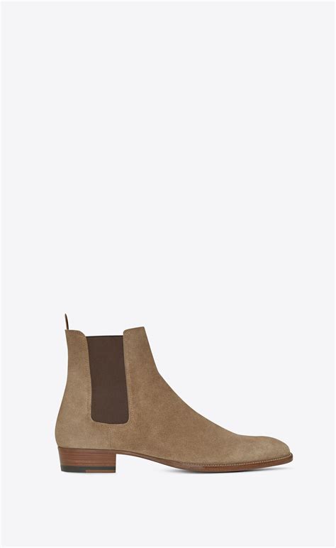 443200bt300 ysl|Wyatt chelsea boots in suede .